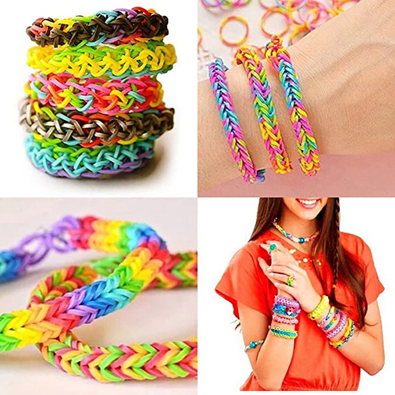 600 pieces Colorful Rubber Ban - đánh giá và giá Jewelry Making Course