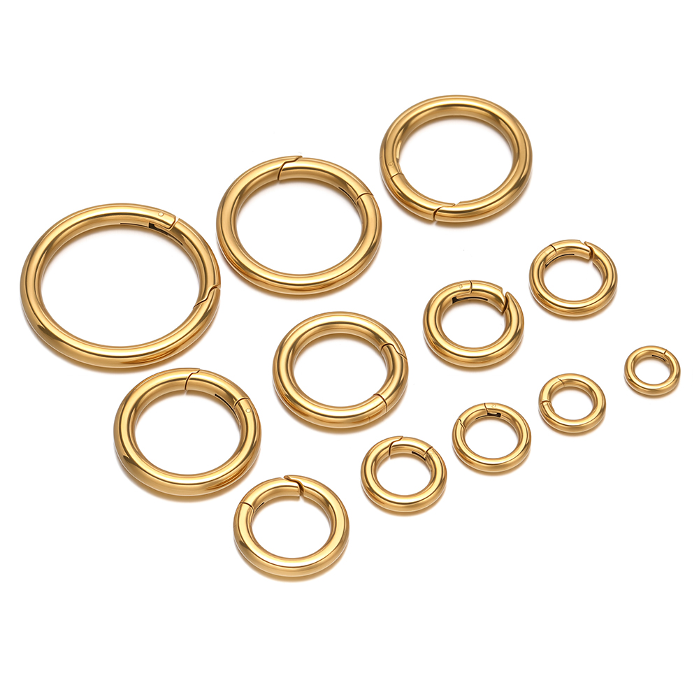 2Pcs/Lot Round Spring Clasps S - đánh giá và giá Jewelry Making Hardware