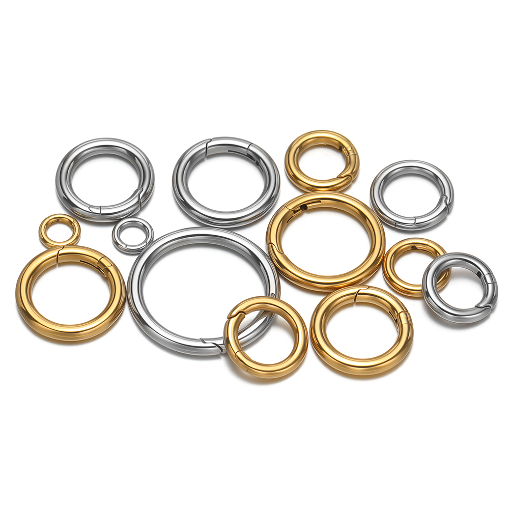 2Pcs/Lot Round Spring Clasps S - đánh giá và giá Jewelry Making Hardware