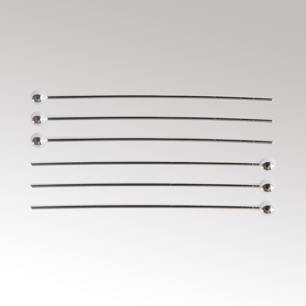 925 Sterling Silver Ball Head  - đánh giá và giá Jewelry Making Head Pins