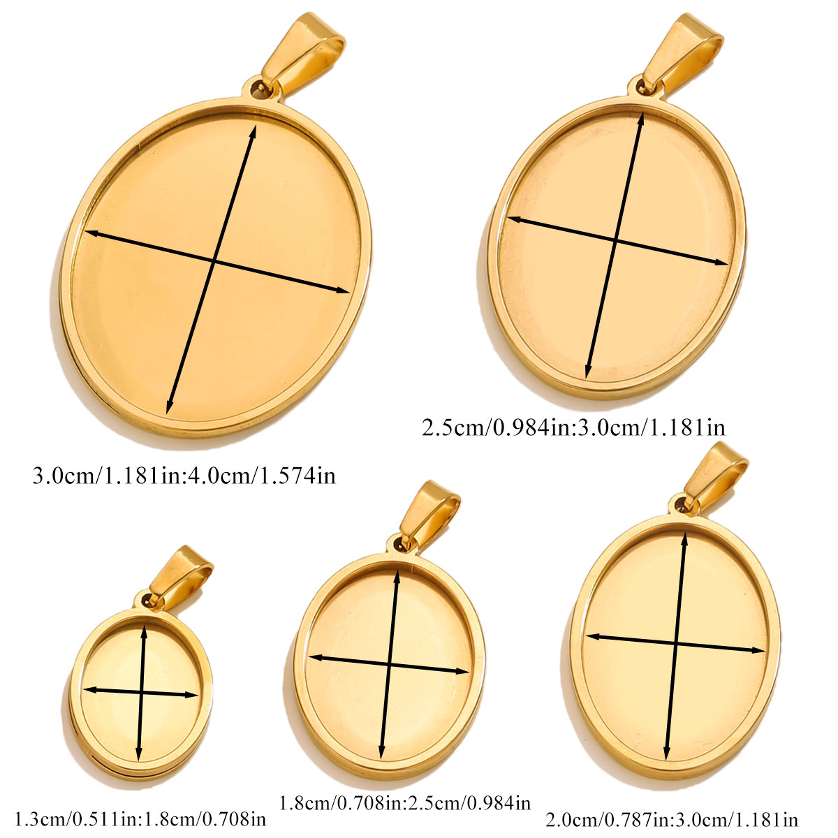 5PCS Stainless Steel Charms Go - đánh giá và giá Jewelry Making Tray