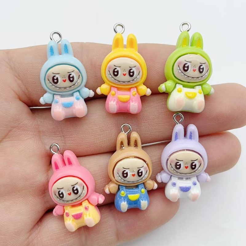 10Pcs Kawaii Rabbit Strawberry - đánh giá và giá Jewelry Making Diy
