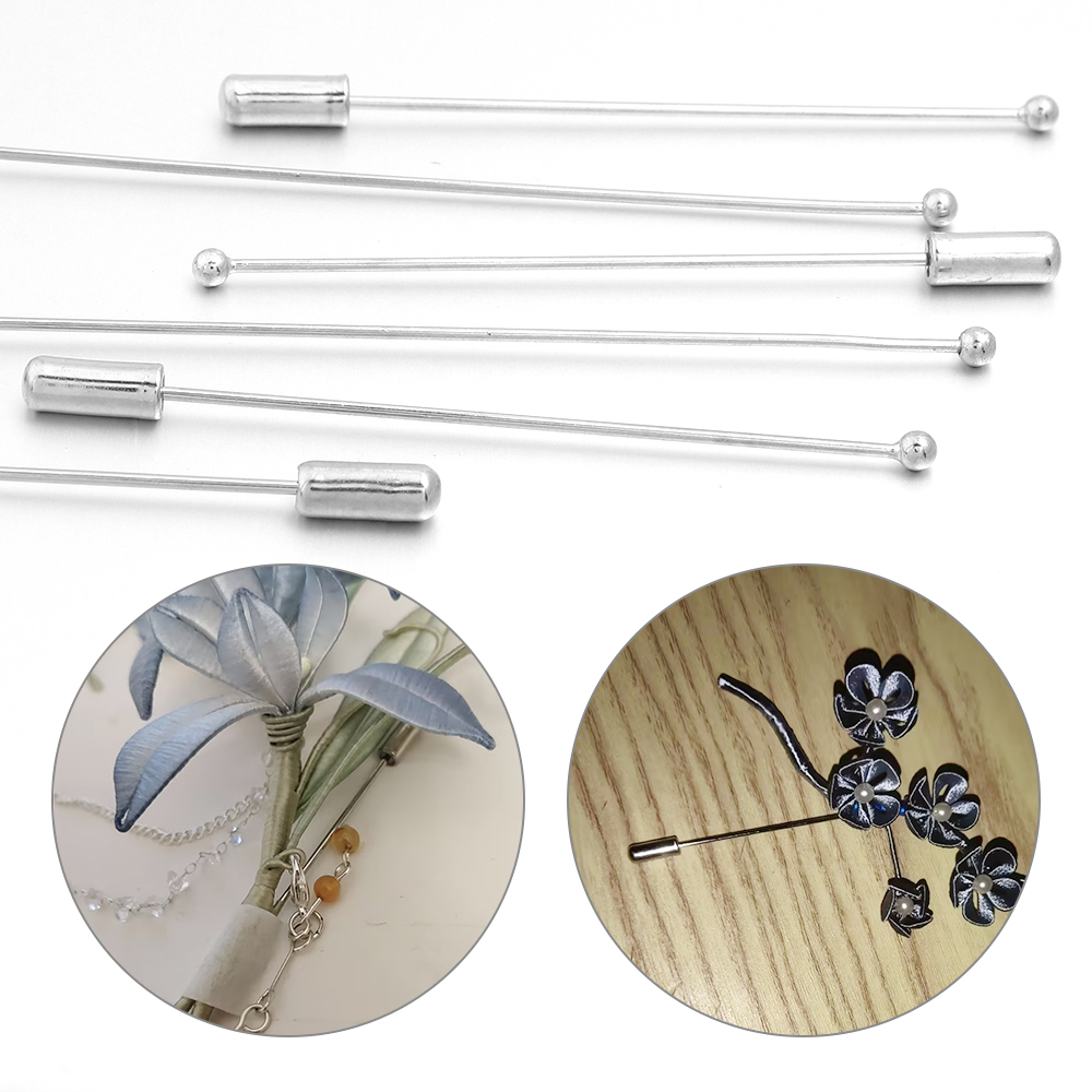 10pcs/lot 60/90cm Rhodium Colo - đánh giá và giá Jewelry Making Head Pins