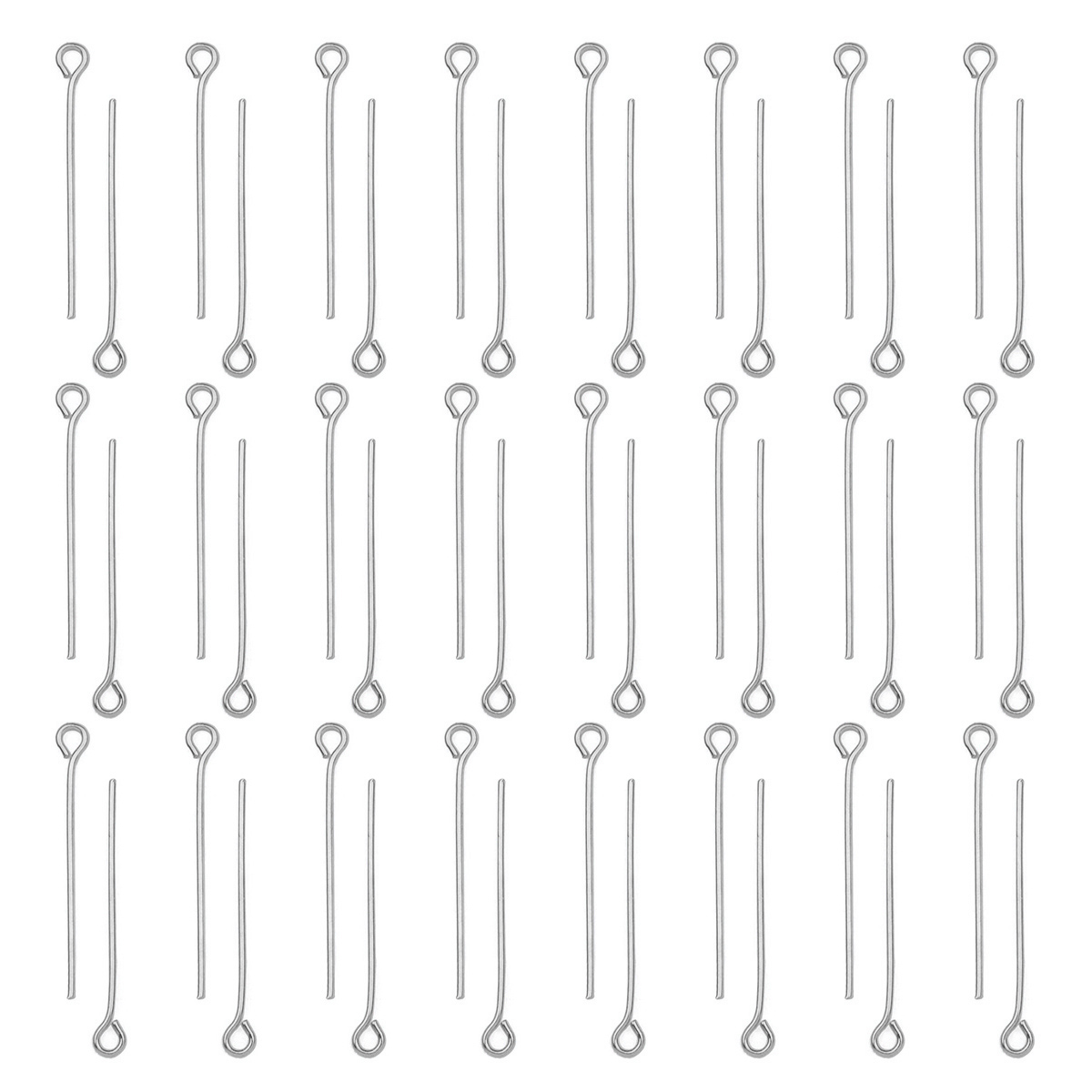 100Pcs/Lot Stainless Steel Eye - đánh giá và giá Jewelry Making Eye Pins