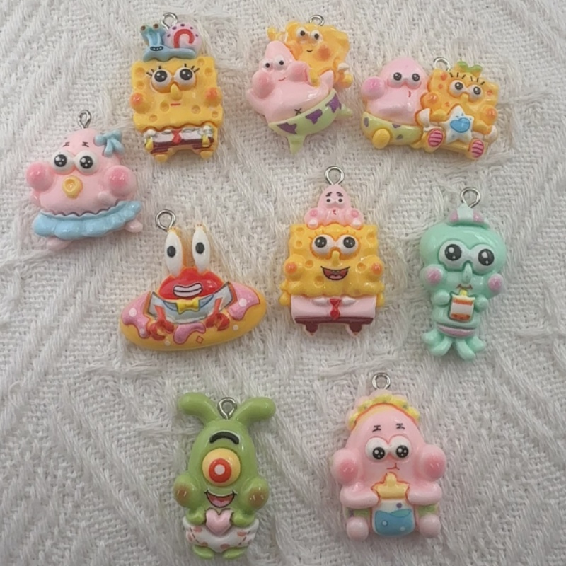 10pcs cartoon resin pendant, D - đánh giá và giá Jewelry Making Accessories