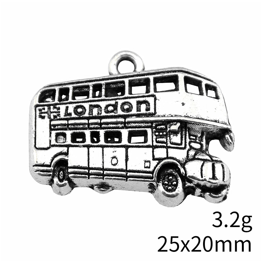 IFOCUS 10pcs/Lot London Bus Ch - đánh giá và giá Jewelry Making In London