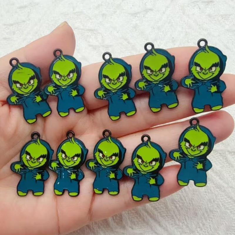 10pcs alloy drip oil cartoon C - đánh giá và giá Jewelry Making Accessories