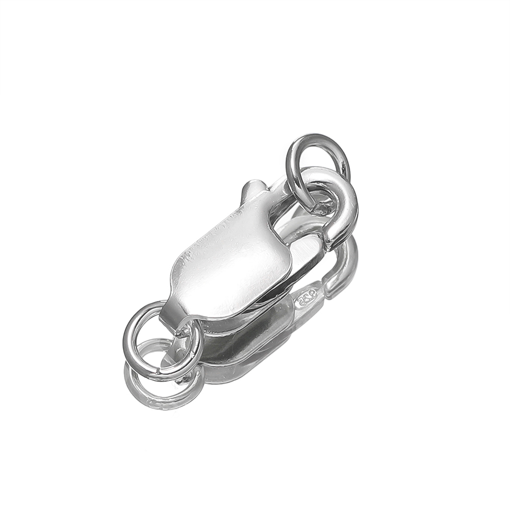 2Pcs Solid Silver Lobster Clas - đánh giá và giá Lobster Clasp Silver