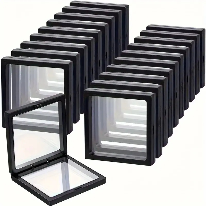 20Pcs Clearview 3D Floating Di - đánh giá và giá Jewelry Making Tray