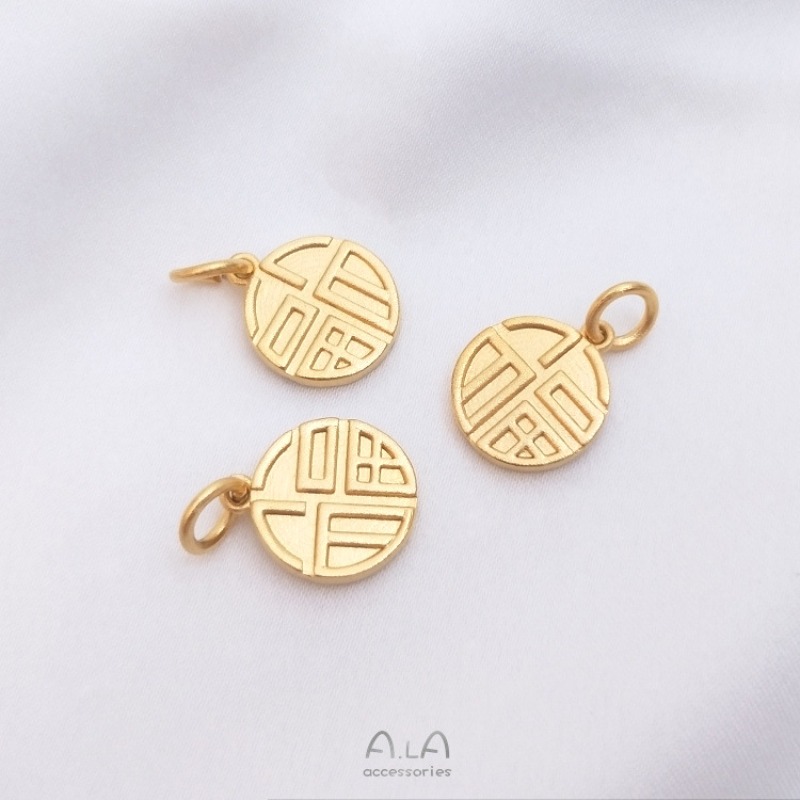 Vietnam Sand Gold Fu Character - đánh giá và giá Jewelry Making Vietnam
