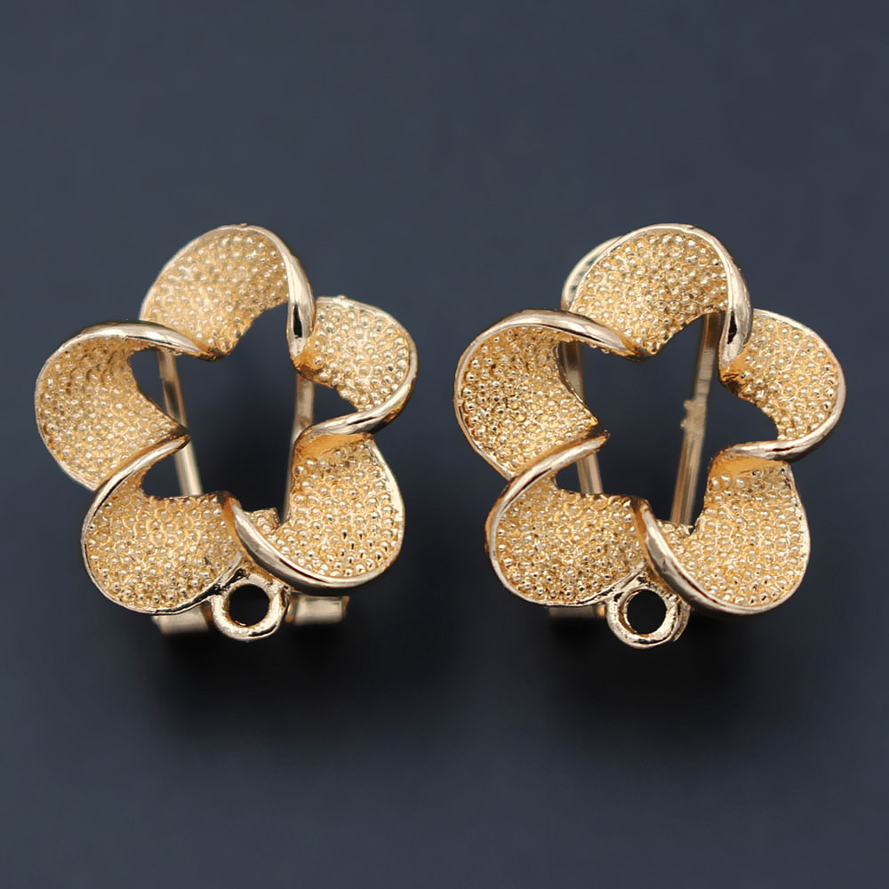 10pair Filigree Flower Earring - đánh giá và giá Jewelry Making Dubai