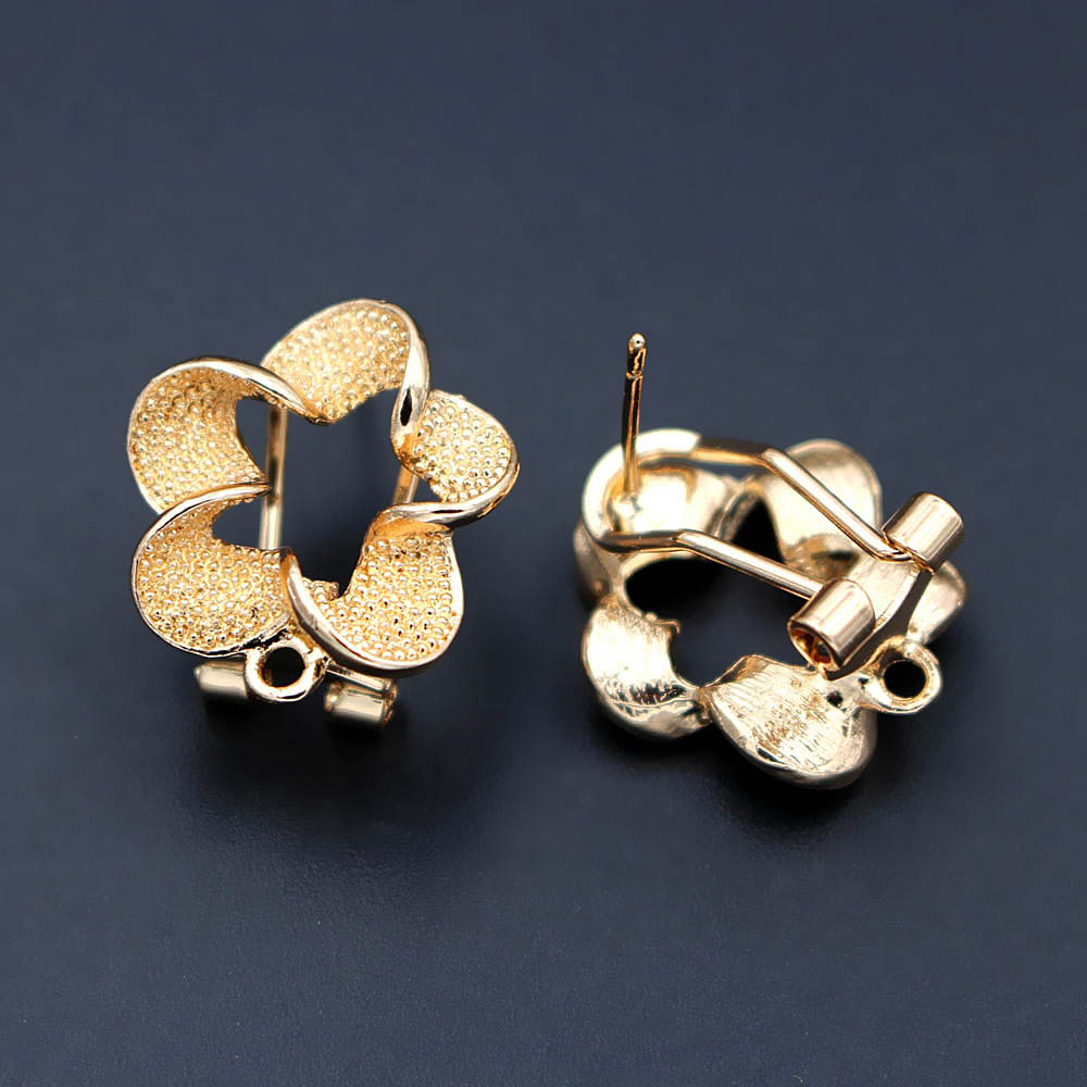 10pair Filigree Flower Earring - đánh giá và giá Jewelry Making Dubai