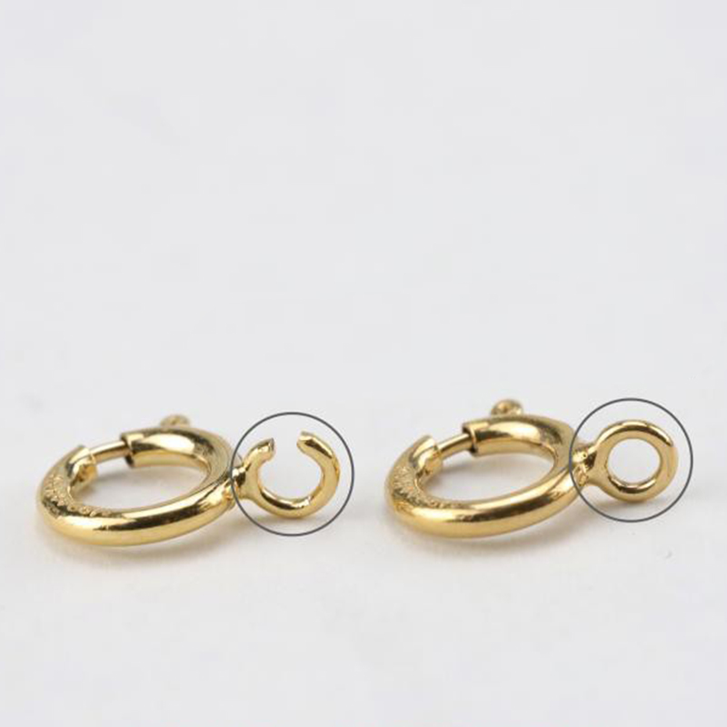Vàng 14K Đầy Nhẫn Tay Móc Cài  - đánh giá và giá Jewelry Making Findings