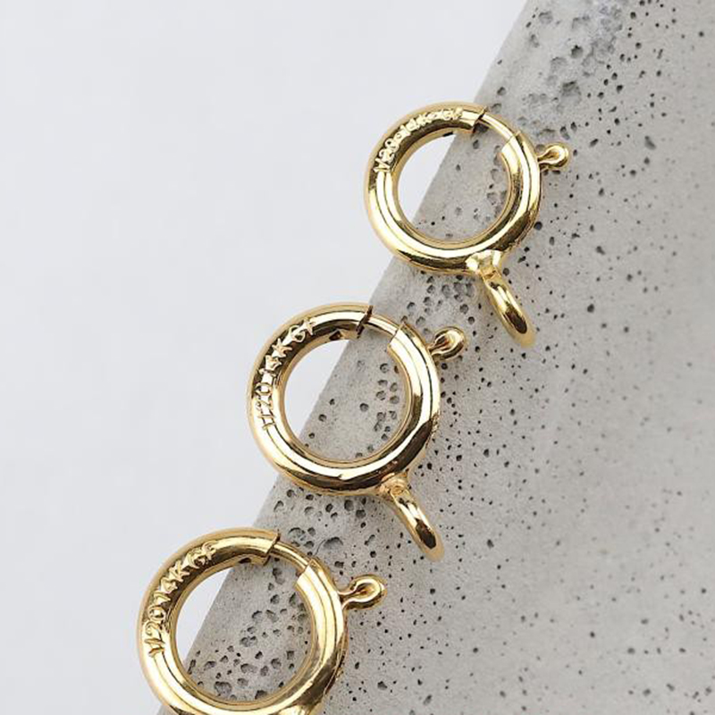 Vàng 14K Đầy Nhẫn Tay Móc Cài  - đánh giá và giá Jewelry Making Findings