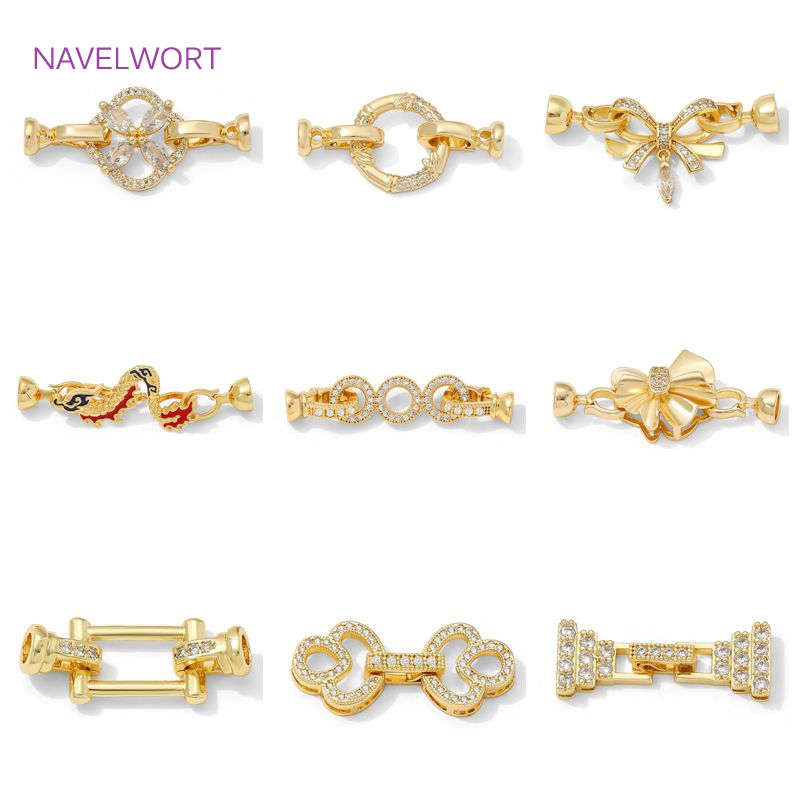 1/2Pcs 14K Gold Plated Pearl C - đánh giá và giá Jewelry Making Findings
