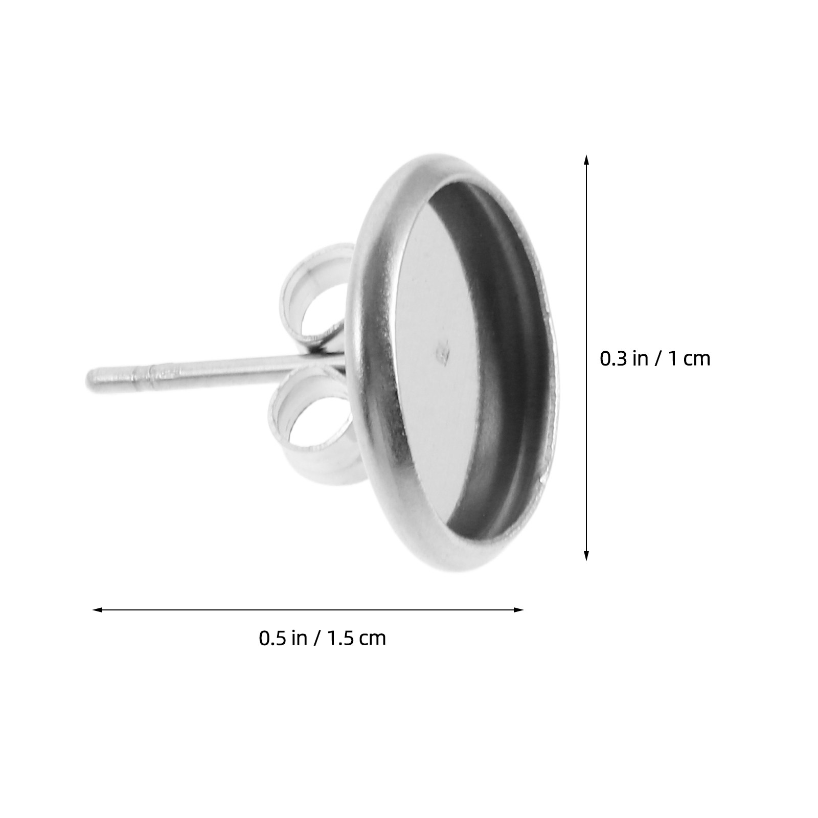 20Pcs Metal Blank Earring Stud - đánh giá và giá Jewelry Making Gemstones